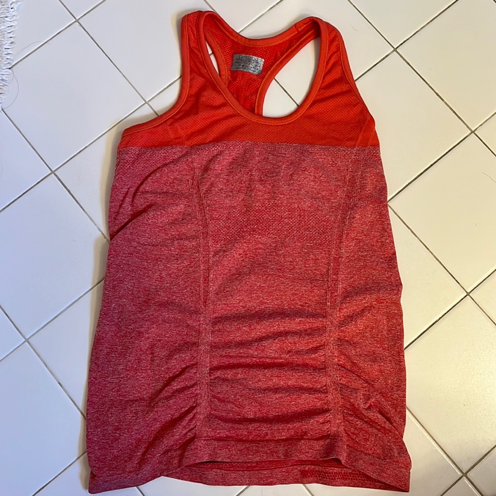 Athleta slightly ruched athletic tank top